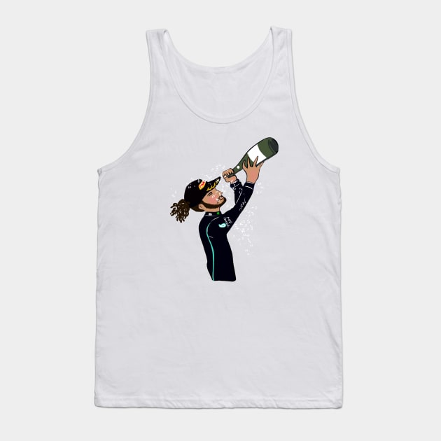 Lewis Hamilton Tank Top by cutedrivers